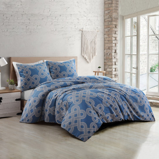 Dekbedovertrek Tijn Blauw