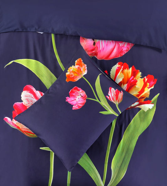 Dekbedovertrek Tulips Navy