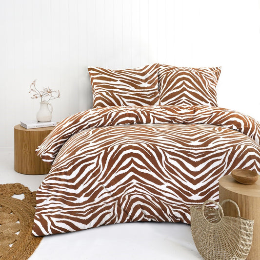 Dekbedovertrek Zebra Flanel