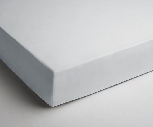 Hoeslaken percale wit