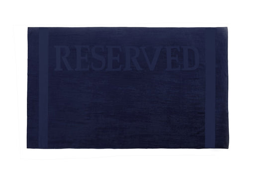 Strandlaken XL 'RESERVED' navy